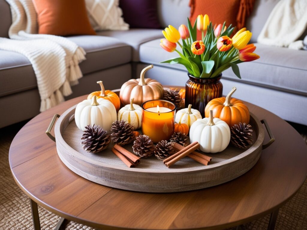 Round Coffee Table Decor Ideas