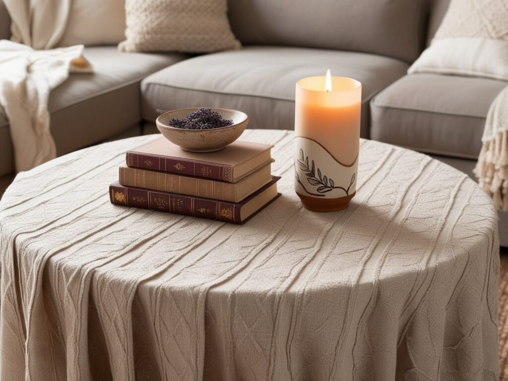 Round Coffee Table Decor Ideas