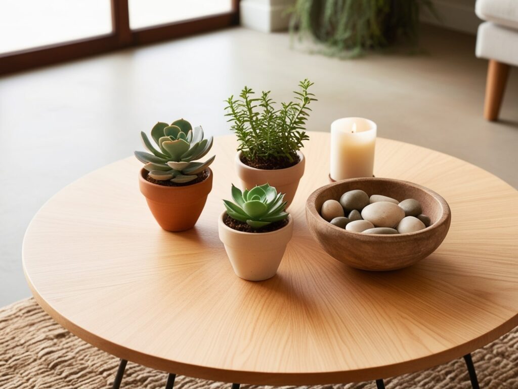 Round Coffee Table Decor Ideas