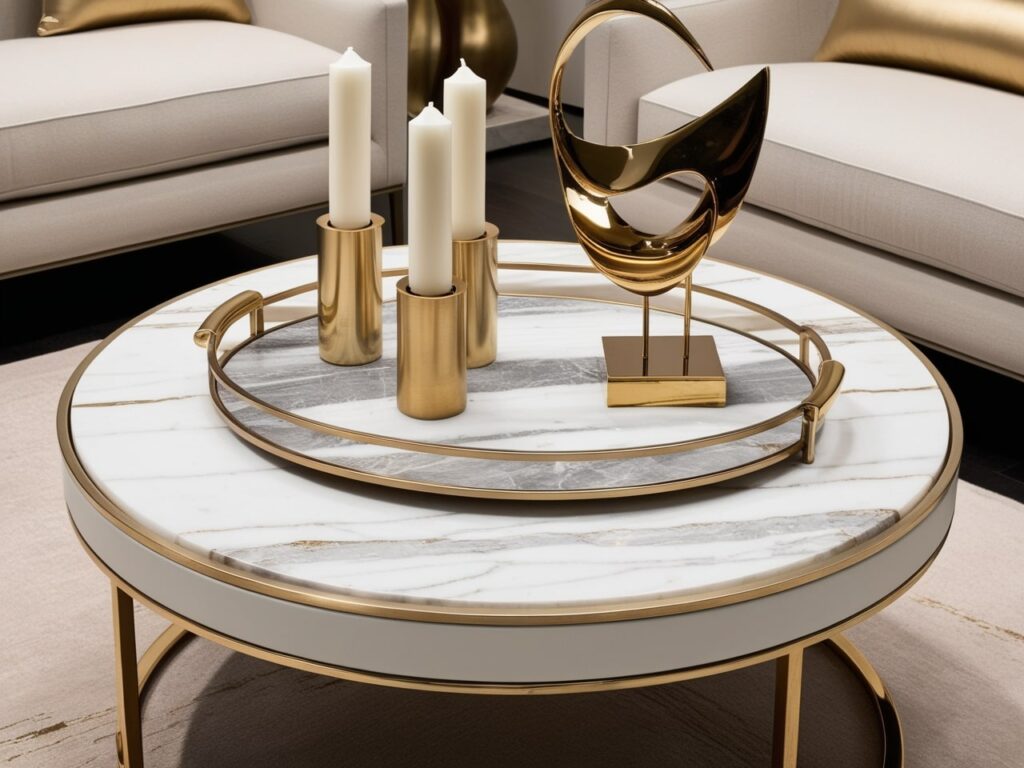 Round Coffee Table Decor Ideas