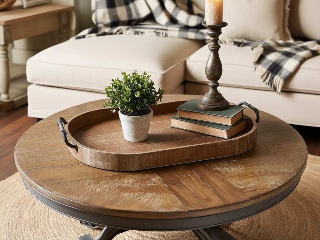 Round Coffee Table Decor Ideas