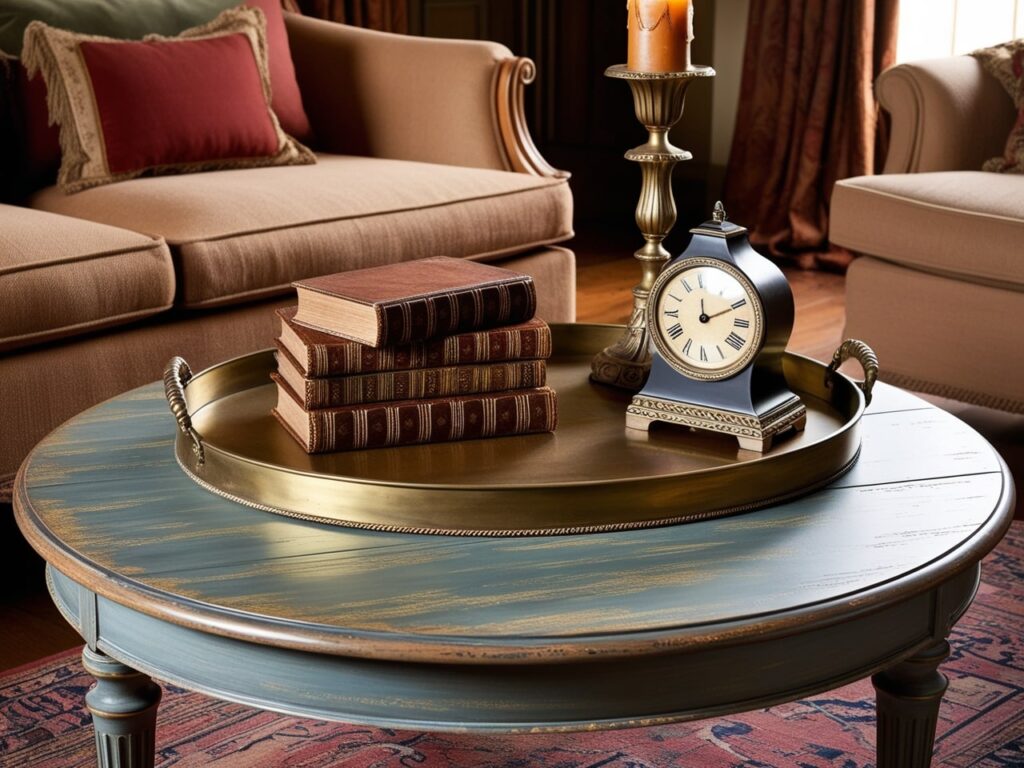 Round Coffee Table Decor Ideas