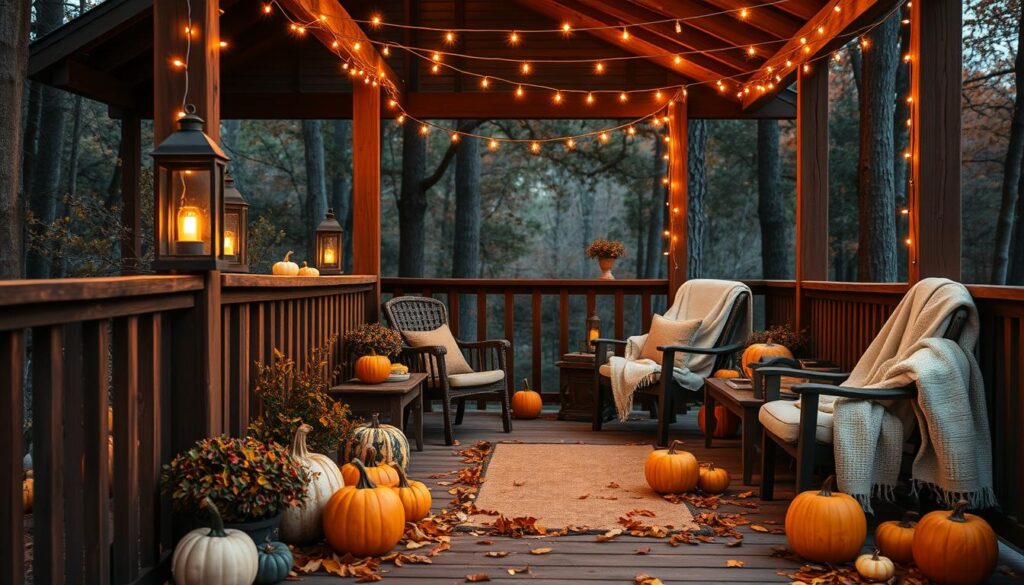 How To Decorate Your Outside Porch Woodland Fall Style