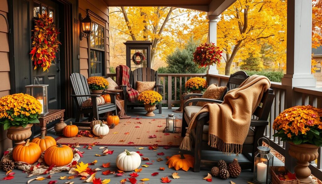 How To Decorate Your Outside Porch Woodland Fall Style