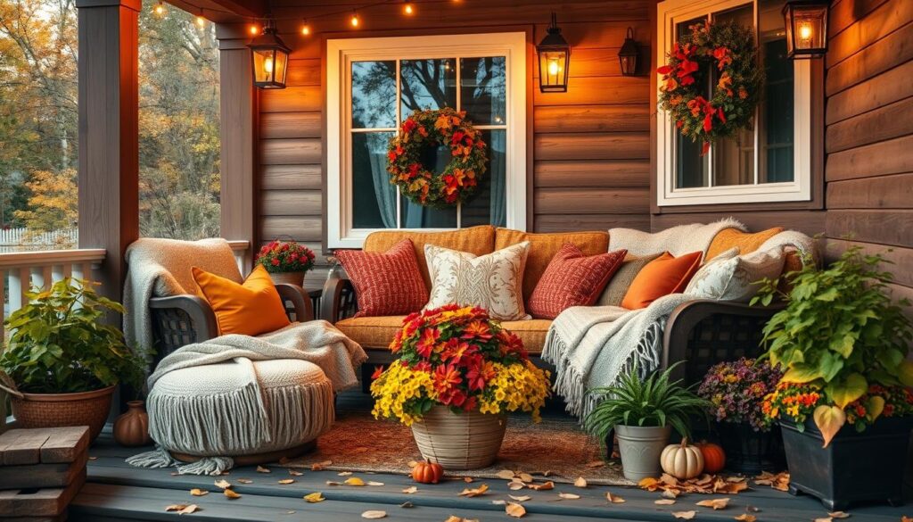 How To Decorate Your Outside Porch Woodland Fall Style