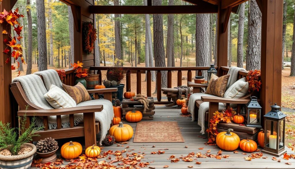 How To Decorate Your Outside Porch Woodland Fall Style